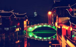 Shanghai Old Street Night Vision